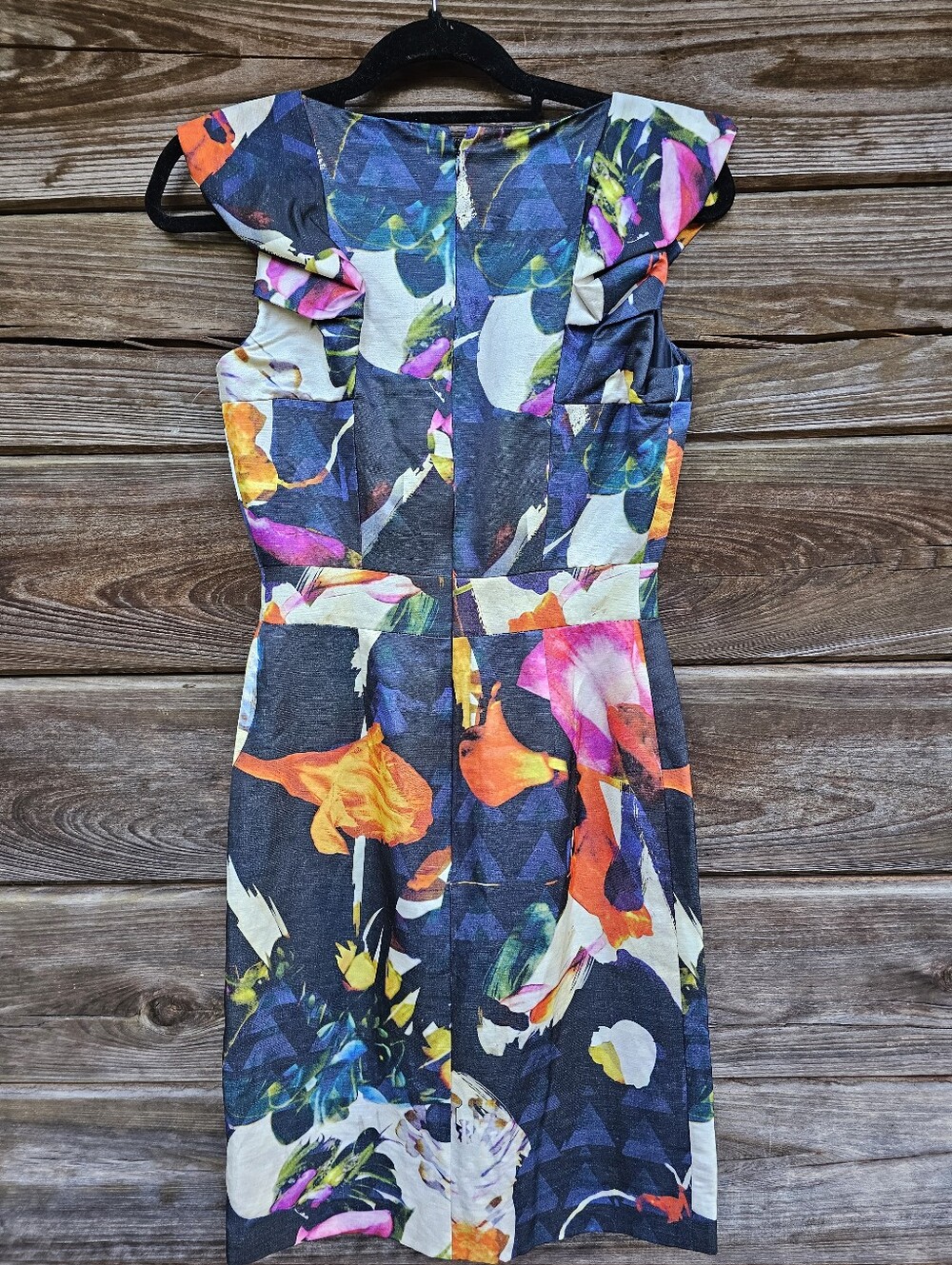 Christian Lacroix Paris Floral Sheath Dress Size 36 (US 4) - Picture 2 of 9